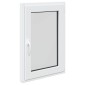 vidaXL Παράθυρο Κάτω Στρώματος RISOR 60 x 90 cm PVC και Γυαλί Λευκό