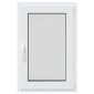 vidaXL Παράθυρο Κάτω Στρώματος RISOR 60 x 90 cm PVC και Γυαλί Λευκό