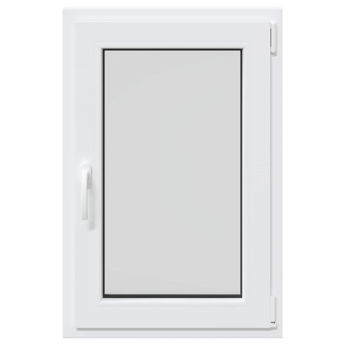 vidaXL Παράθυρο Κάτω Στρώματος RISOR 60 x 100 cm PVC και Γυαλί Λευκό