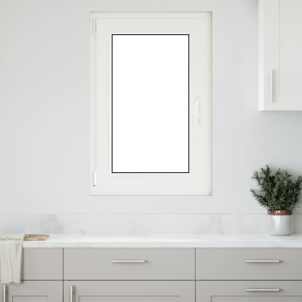 vidaXL Παράθυρο Κάτω Στρώματος RISOR 60 x 100 cm PVC και Γυαλί Λευκό