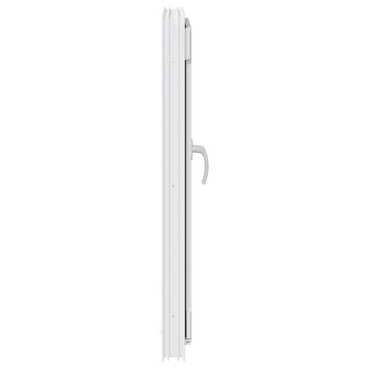 vidaXL Παράθυρο Κάτω Στρώματος RISOR 60 x 100 cm PVC και Γυαλί Λευκό