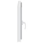 vidaXL Παράθυρο Κάτω Στρώματος RISOR 80 x 50 cm PVC και Γυαλί Λευκό