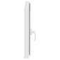vidaXL Παράθυρο Κάτω Στρώματος RISOR 90 x 60 cm PVC και Γυαλί Λευκό