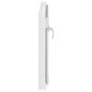 vidaXL Παράθυρο Κάτω Στρώματος RISOR 100 x 60 cm PVC και Γυαλί Λευκό