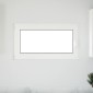 vidaXL Παράθυρο Κάτω Στρώματος RISOR 110 x 60 cm PVC και Γυαλί Λευκό