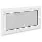 vidaXL Παράθυρο Κάτω Στρώματος RISOR 110 x 70 cm PVC και Γυαλί Λευκό
