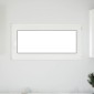 vidaXL Παράθυρο Κάτω Στρώματος RISOR 120 x 60 cm PVC και Γυαλί Λευκό