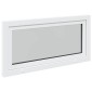 vidaXL Παράθυρο Κάτω Στρώματος RISOR 120 x 60 cm PVC και Γυαλί Λευκό