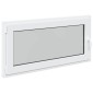vidaXL Παράθυρο Κάτω Στρώματος RISOR 120 x 60 cm PVC και Γυαλί Λευκό