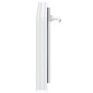 vidaXL Παράθυρο Κάτω Στρώματος RISOR 60 x 40 cm PVC και Γυαλί Λευκό
