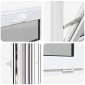 vidaXL Παράθυρο Κάτω Στρώματος RISOR 60 x 40 cm PVC και Γυαλί Λευκό