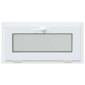 vidaXL Παράθυρο Κάτω Στρώματος RISOR 80 x 40 cm PVC και Γυαλί Λευκό