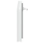 vidaXL Παράθυρο Κάτω Στρώματος RISOR 80 x 40 cm PVC και Γυαλί Λευκό