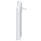 vidaXL Παράθυρο Κάτω Στρώματος RISOR 110 x 40 cm PVC και Γυαλί Λευκό