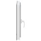 vidaXL Παράθυρο Κάτω Στρώματος RISOR 50 x 50 cm PVC και Γυαλί Ανθρακί