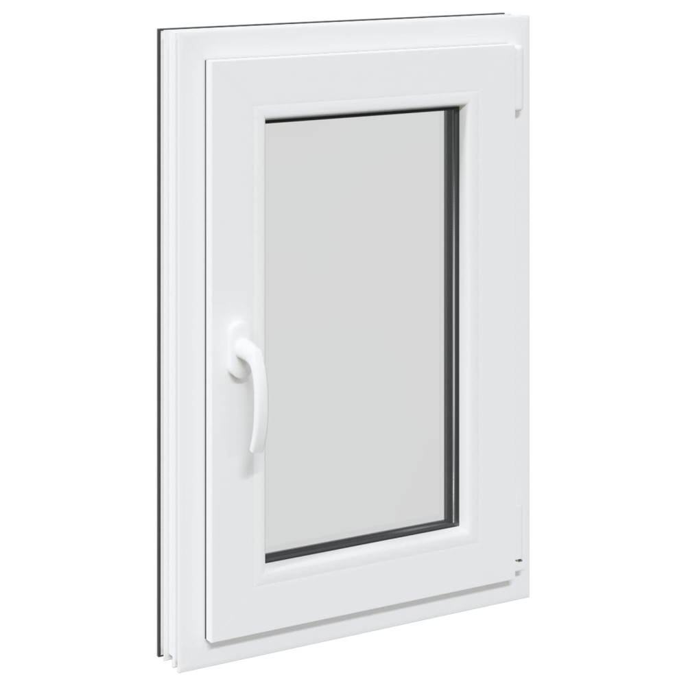 vidaXL Παράθυρο Κάτω Στρώματος RISOR 50 x 75 cm PVC και Γυαλί Ανθρακί
