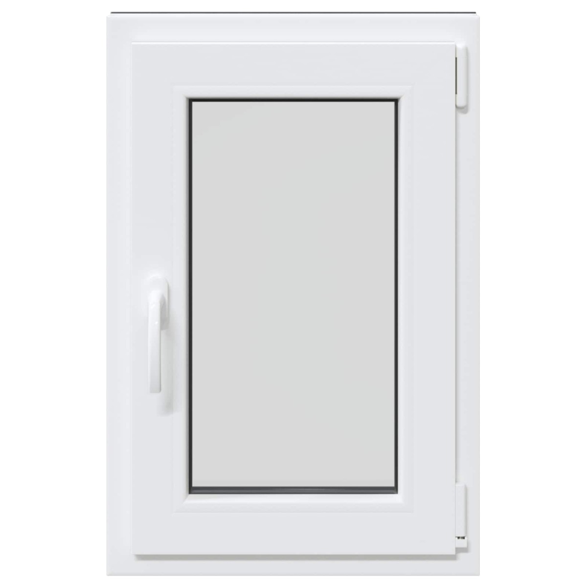 vidaXL Παράθυρο Κάτω Στρώματος RISOR 50 x 75 cm PVC και Γυαλί Ανθρακί
