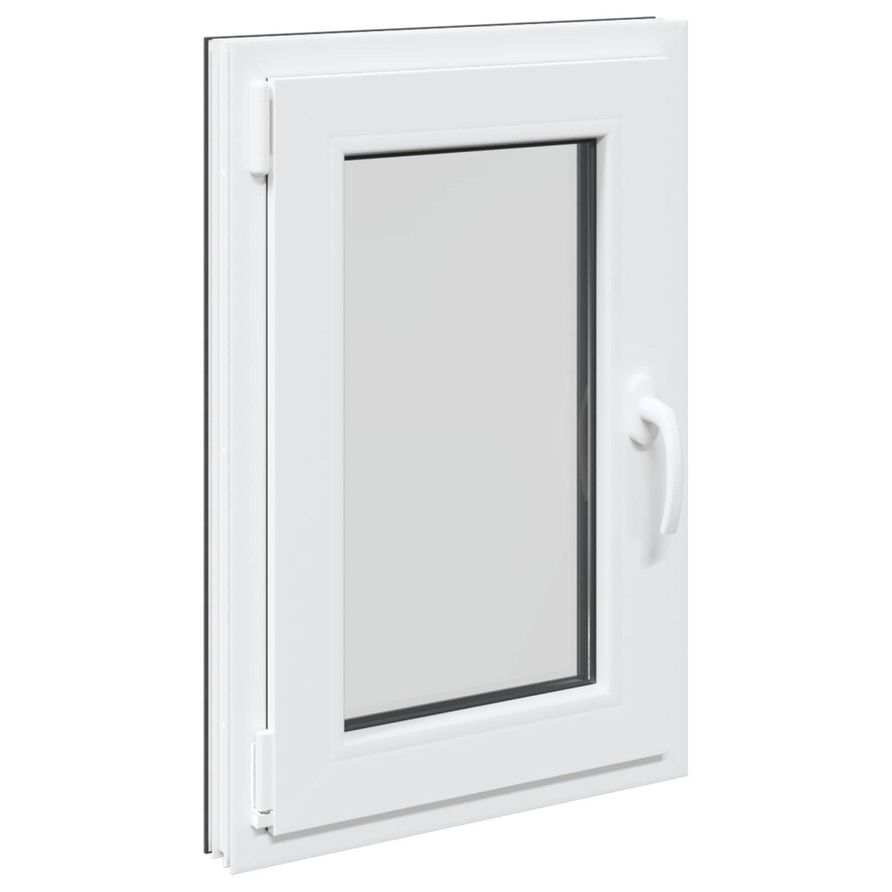 vidaXL Παράθυρο Κάτω Στρώματος RISOR 50 x 75 cm PVC και Γυαλί Ανθρακί