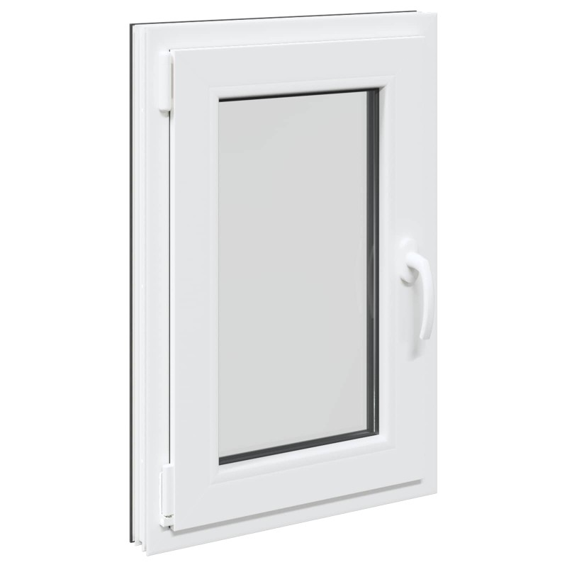 vidaXL Παράθυρο Κάτω Στρώματος RISOR 50 x 75 cm PVC και Γυαλί Ανθρακί