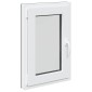 vidaXL Παράθυρο Κάτω Στρώματος RISOR 50 x 75 cm PVC και Γυαλί Ανθρακί