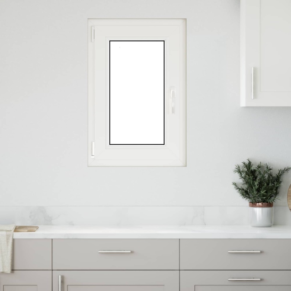 vidaXL Παράθυρο Κάτω Στρώματος RISOR 50 x 75 cm PVC και Γυαλί Ανθρακί