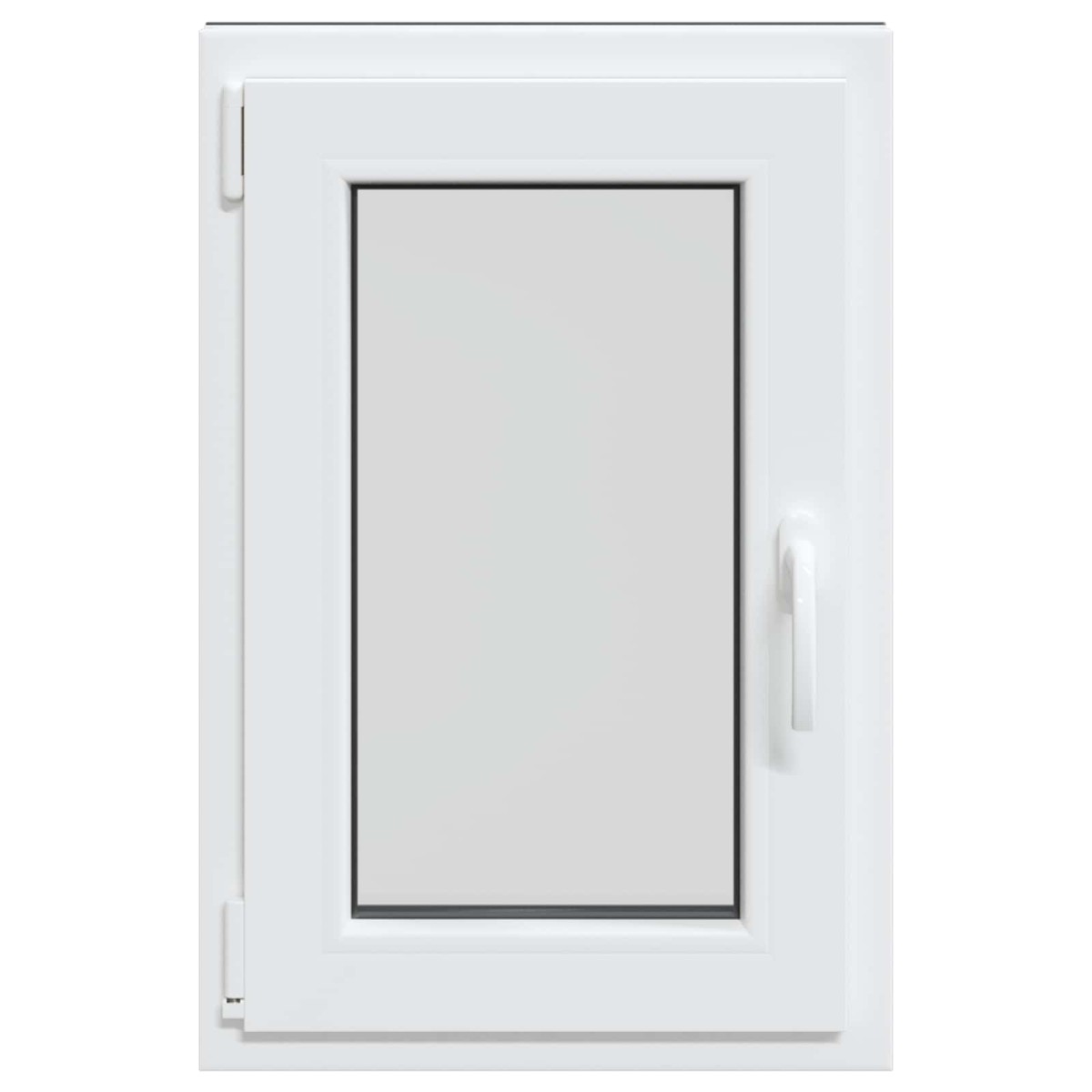 vidaXL Παράθυρο Κάτω Στρώματος RISOR 50 x 75 cm PVC και Γυαλί Ανθρακί