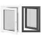 vidaXL Παράθυρο Κάτω Στρώματος RISOR 60 x 80 cm PVC και Γυαλί