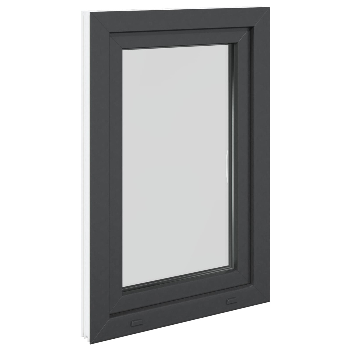 vidaXL Παράθυρο Κάτω Στρώματος RISOR 60 x 80 cm PVC και Γυαλί