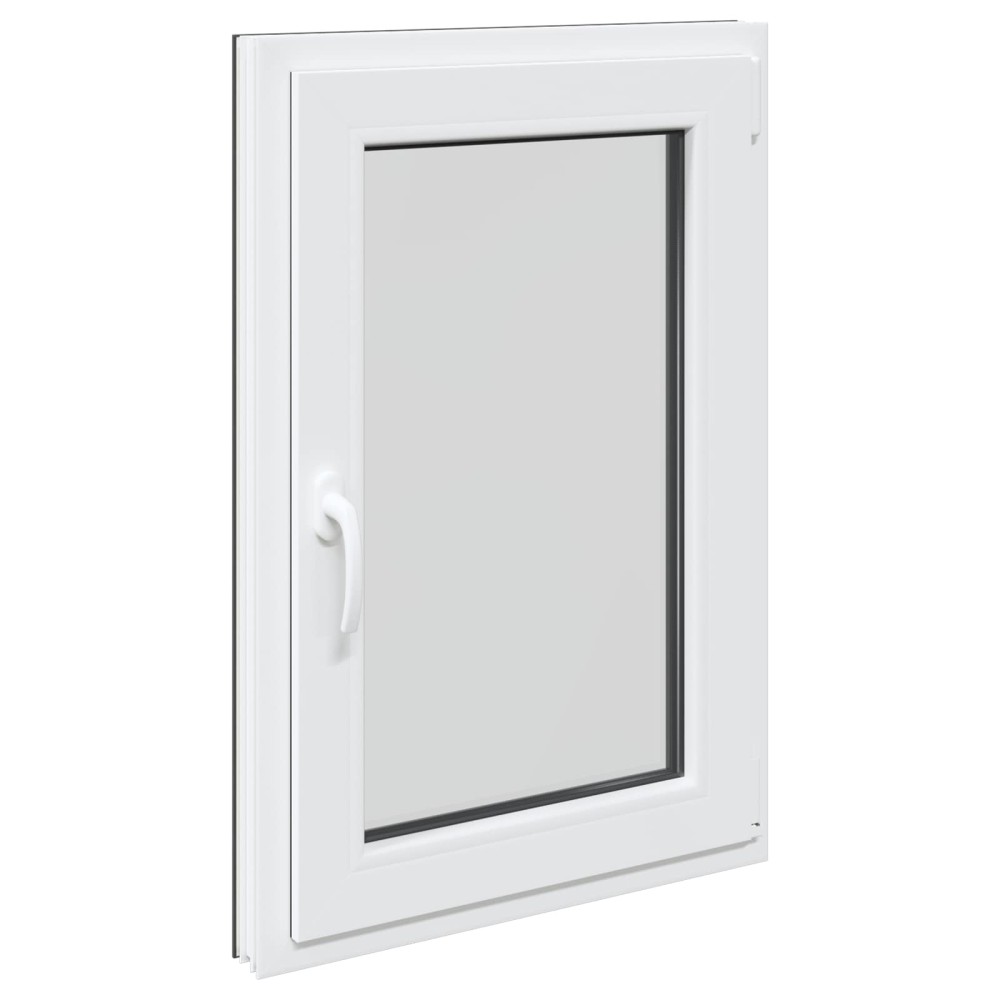 vidaXL Παράθυρο Κάτω Στρώματος RISOR 60 x 90 cm PVC και Γυαλί Ανθρακί