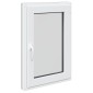 vidaXL Παράθυρο Κάτω Στρώματος RISOR 60 x 90 cm PVC και Γυαλί Ανθρακί