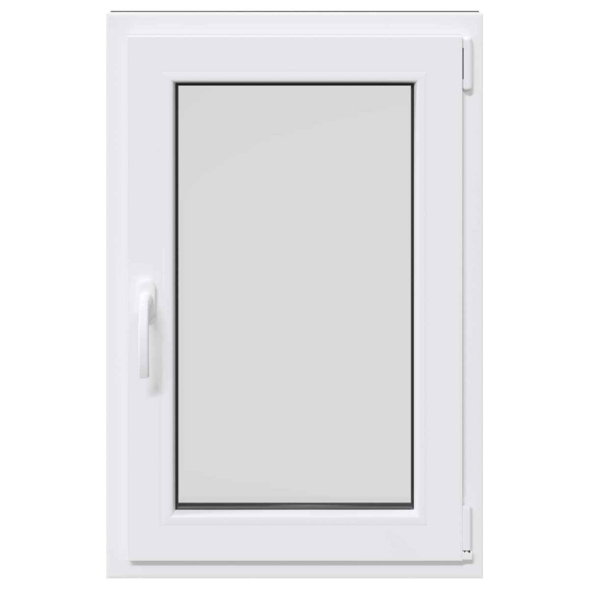 vidaXL Παράθυρο Κάτω Στρώματος RISOR 60 x 90 cm PVC και Γυαλί Ανθρακί
