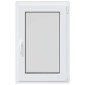 vidaXL Παράθυρο Κάτω Στρώματος RISOR 60 x 90 cm PVC και Γυαλί Ανθρακί