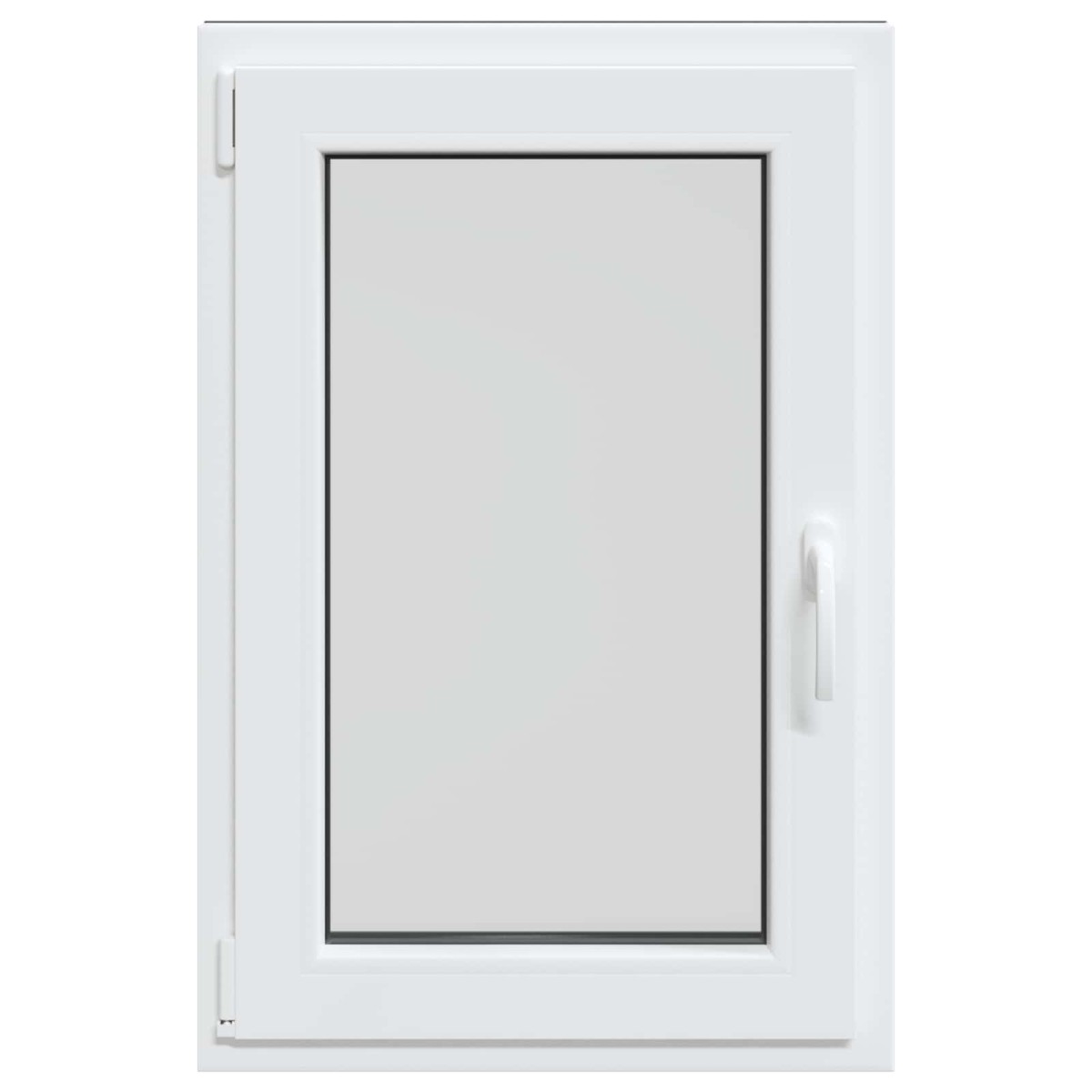 vidaXL Παράθυρο Κάτω Στρώματος RISOR 60 x 100 cm PVC και Γυαλί Ανθρακί