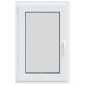vidaXL Παράθυρο Κάτω Στρώματος RISOR 60 x 100 cm PVC και Γυαλί Ανθρακί