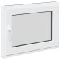 vidaXL Παράθυρο Κάτω Στρώματος RISOR 60 x 100 cm PVC και Γυαλί Ανθρακί