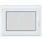 vidaXL Παράθυρο Κάτω Στρώματος RISOR 80 x 50 cm PVC και Γυαλί Ανθρακί