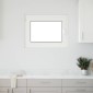 vidaXL Παράθυρο Κάτω Στρώματος RISOR 80 x 70 cm PVC και Γυαλί Ανθρακί