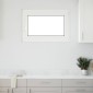 vidaXL Παράθυρο Κάτω Στρώματος RISOR 90 x 50 cm PVC και Γυαλί Ανθρακί