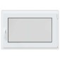 vidaXL Παράθυρο Κάτω Στρώματος RISOR 90 x 50 cm PVC και Γυαλί Ανθρακί