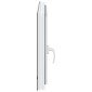 vidaXL Παράθυρο Κάτω Στρώματος RISOR 90 x 50 cm PVC και Γυαλί Ανθρακί