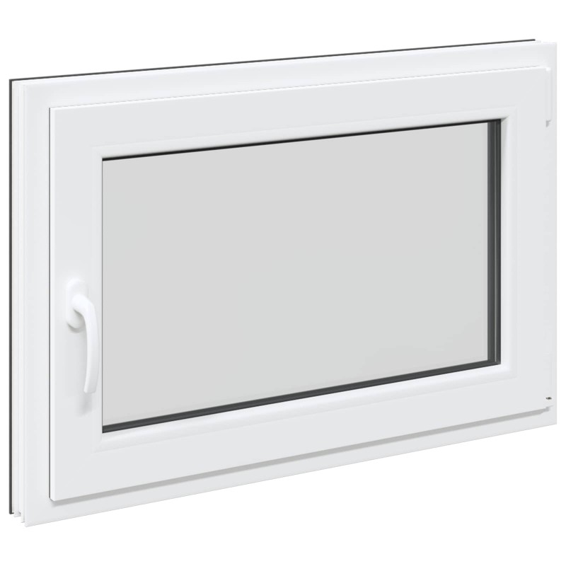 vidaXL Παράθυρο Κάτω Στρώματος RISOR 90 x 60 cm PVC και Γυαλί