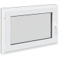 vidaXL Παράθυρο Κάτω Στρώματος RISOR 90 x 70 cm PVC και Γυαλί Ανθρακί