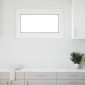 vidaXL Παράθυρο Κάτω Στρώματος RISOR 100 x 70 cm PVC και Γυαλί Ανθρακί