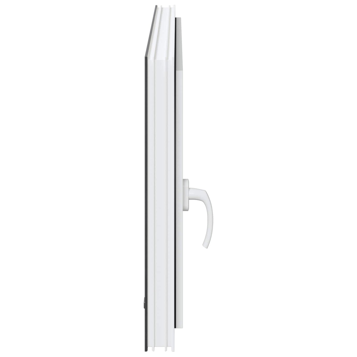 vidaXL Παράθυρο Κάτω Στρώματος RISOR 110 x 50 cm PVC και Γυαλί