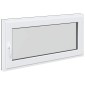 vidaXL Παράθυρο Κάτω Στρώματος RISOR 120 x 60 cm PVC και Γυαλί Ανθρακί