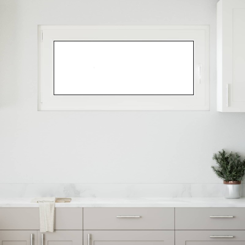 vidaXL Παράθυρο Κάτω Στρώματος RISOR 120 x 60 cm PVC και Γυαλί Ανθρακί