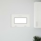 vidaXL Παράθυρο Κάτω Στρώματος RISOR 60 x 40 cm PVC και Γυαλί Ανθρακί