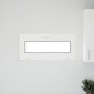 vidaXL Παράθυρο Κάτω Στρώματος RISOR 90 x 40 cm PVC και Γυαλί Ανθρακί