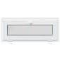 vidaXL Παράθυρο Κάτω Στρώματος RISOR 110 x 40 cm PVC και Γυαλί Ανθρακί