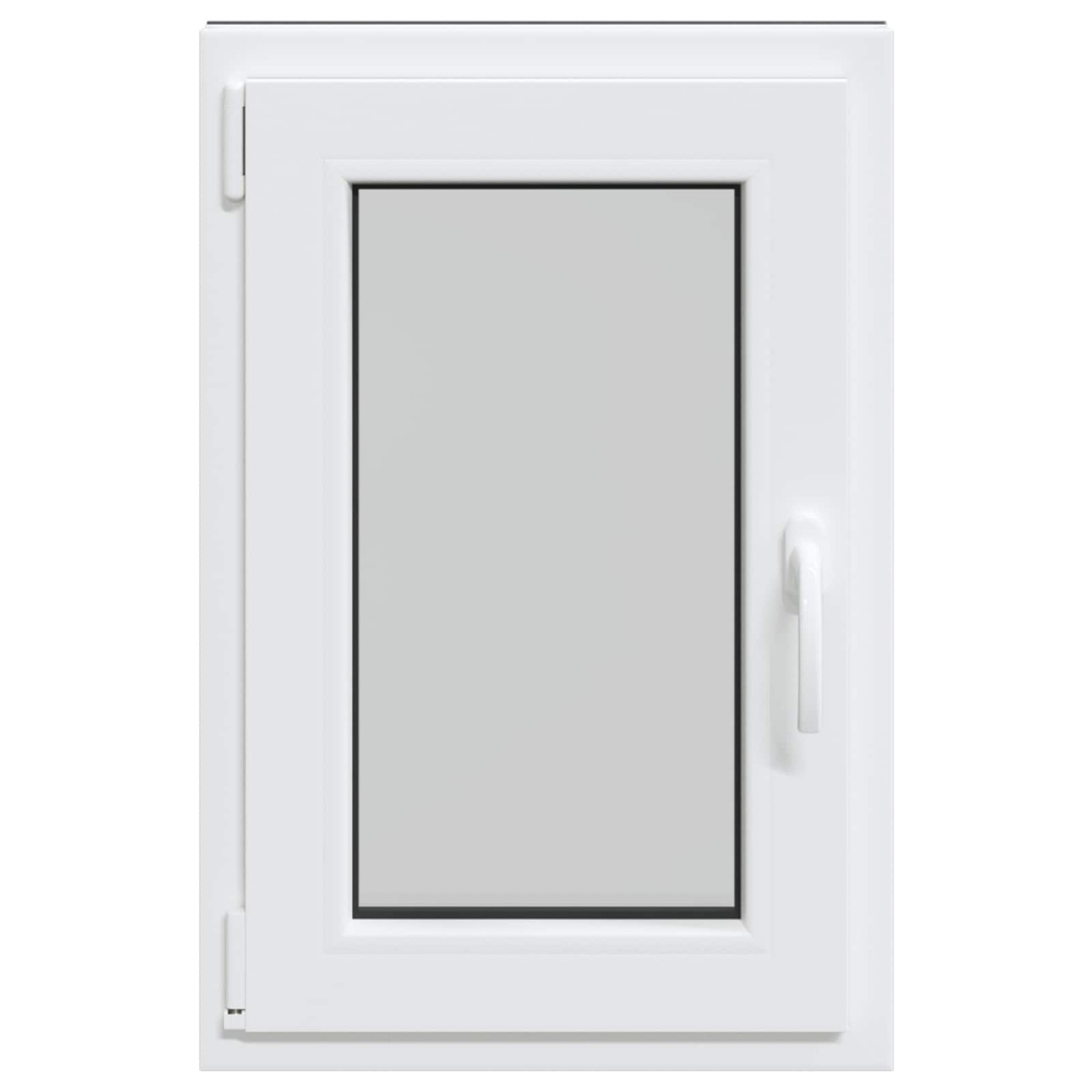 vidaXL Παράθυρο Κάτω Στρώματος RISOR 50 x 75 cm PVC και Γυαλί Ανθρακί